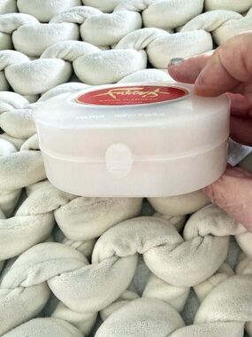 Fabergé White Travel Hand Soap Tin with Red Label